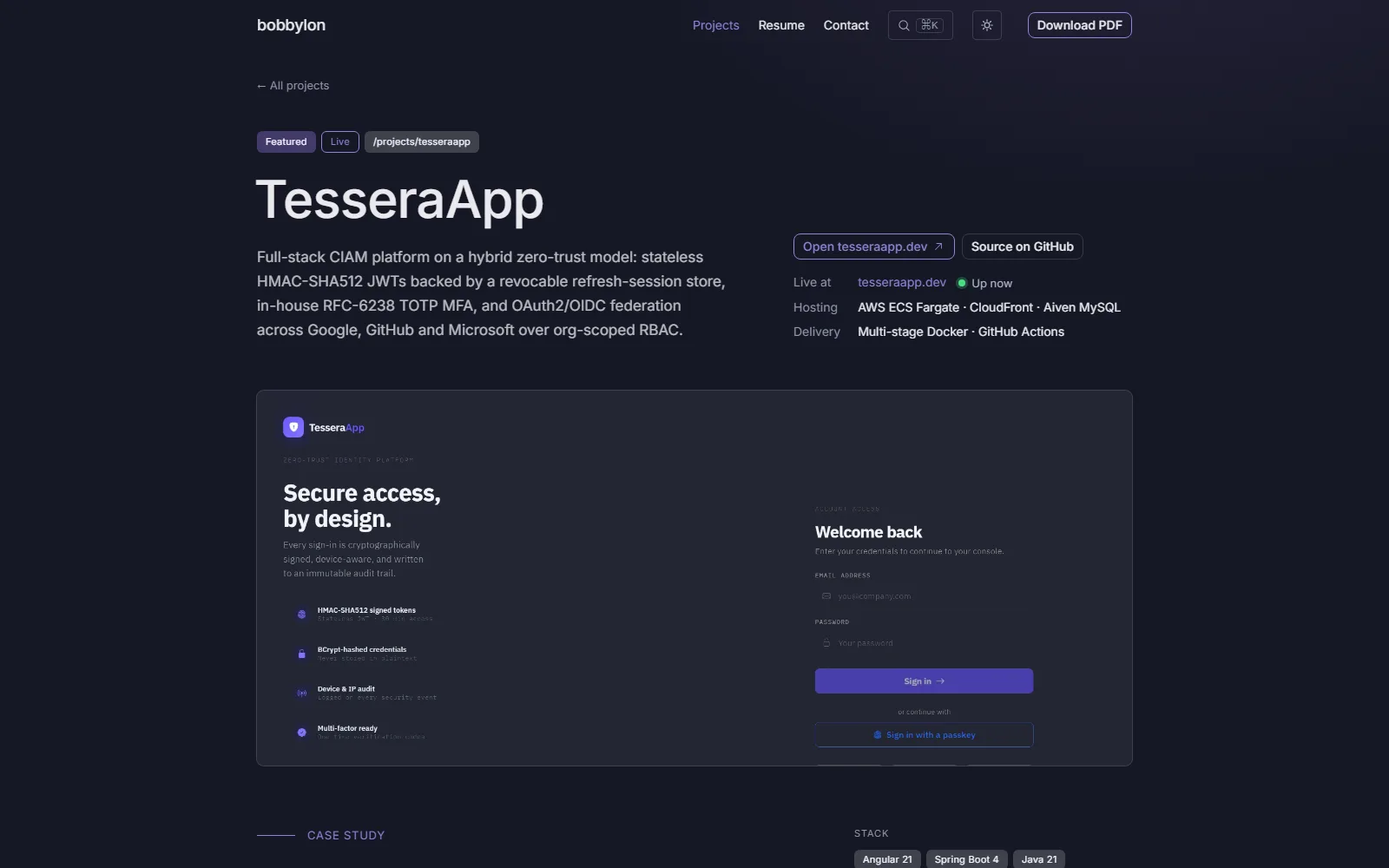 WebsiteHub screenshot
